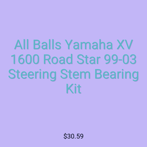 All Balls Yamaha XV 1600 Road Star 99-03 Steering Stem Bearing Kit