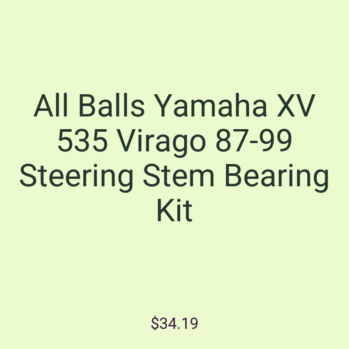 All Balls Yamaha XV 535 Virago 87-99 Steering Stem Bearing Kit