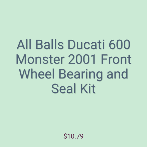 All Balls Ducati 600 Monster 2001 Front Wheel Bearing and Seal Kit