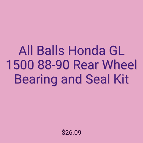 All Balls Honda GL 1500 88-90 Rear Wheel Bearing and Seal Kit
