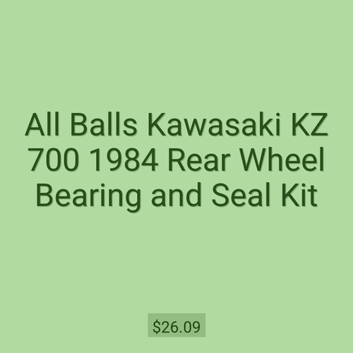 All Balls Kawasaki KZ 700 1984 Rear Wheel Bearing and Seal Kit