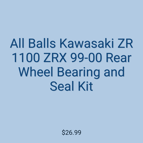 All Balls Kawasaki ZR 1100 ZRX 99-00 Rear Wheel Bearing and Seal Kit