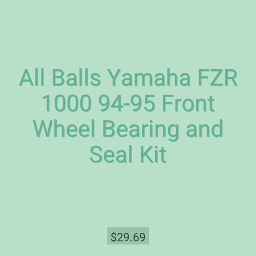 All Balls Yamaha FZR 1000 94-95 Front Wheel Bearing and Seal Kit