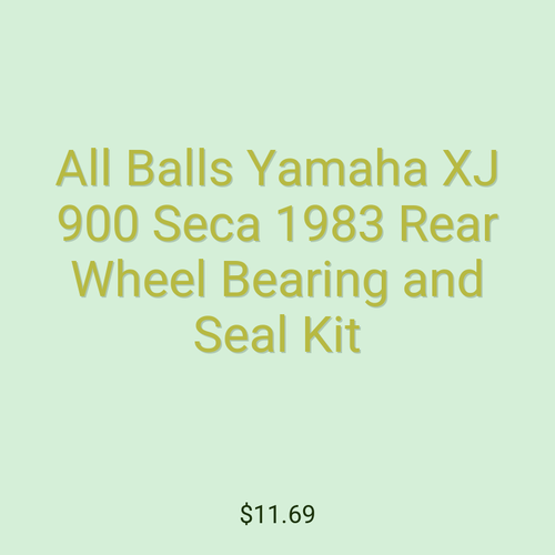 All Balls Yamaha XJ 900 Seca 1983 Rear Wheel Bearing and Seal Kit
