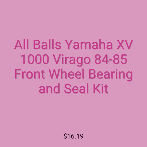 All Balls Yamaha XV 1000 Virago 84-85 Front Wheel Bearing and Seal Kit