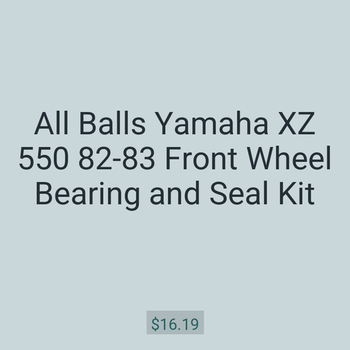 All Balls Yamaha XZ 550 82-83 Front Wheel Bearing and Seal Kit