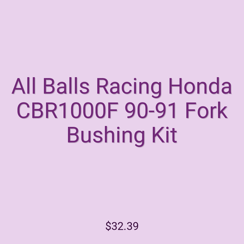 All Balls Racing Honda CBR1000F 90-91 Fork Bushing Kit