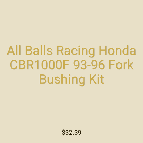 All Balls Racing Honda CBR1000F 93-96 Fork Bushing Kit