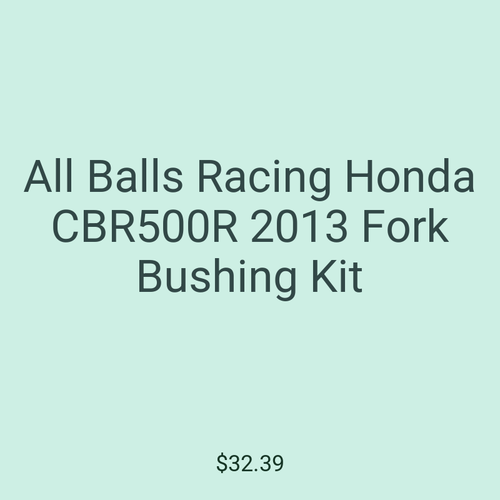 All Balls Racing Honda CBR500R 2013 Fork Bushing Kit