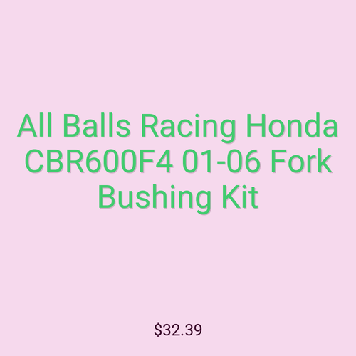All Balls Racing Honda CBR600F4 01-06 Fork Bushing Kit