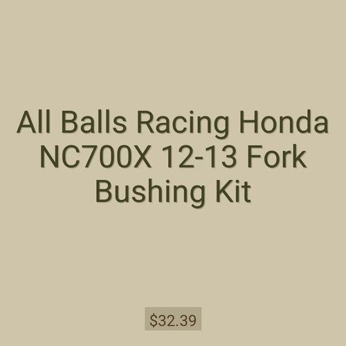 All Balls Racing Honda NC700X 12-13 Fork Bushing Kit