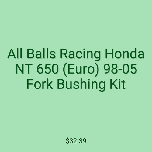All Balls Racing Honda NT 650 (Euro) 98-05 Fork Bushing Kit