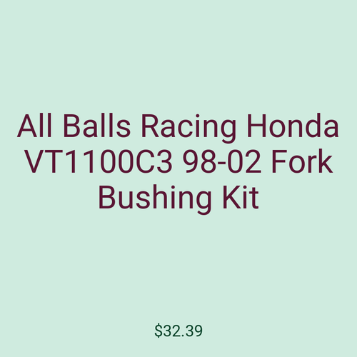 All Balls Racing Honda VT1100C3 98-02 Fork Bushing Kit