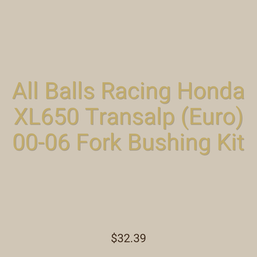 All Balls Racing Honda XL650 Transalp (Euro) 00-06 Fork Bushing Kit