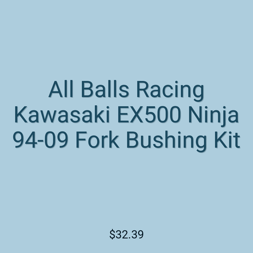 All Balls Racing Kawasaki EX500 Ninja 94-09 Fork Bushing Kit