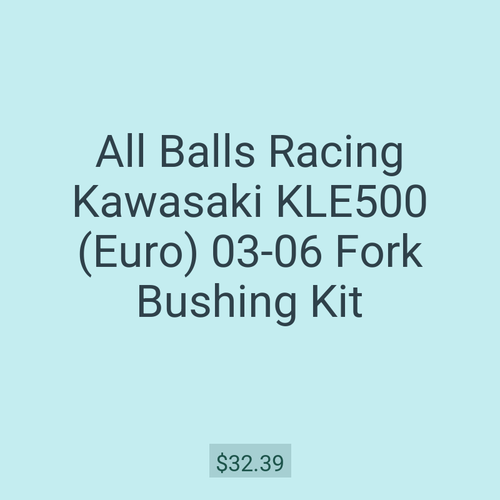 All Balls Racing Kawasaki KLE500 (Euro) 03-06 Fork Bushing Kit