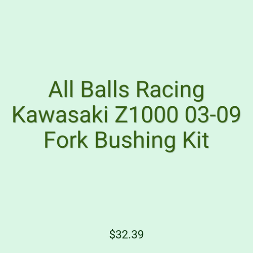 All Balls Racing Kawasaki Z1000 03-09 Fork Bushing Kit