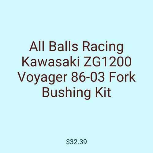 All Balls Racing Kawasaki ZG1200 Voyager 86-03 Fork Bushing Kit