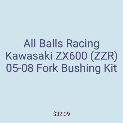 All Balls Racing Kawasaki ZX600 (ZZR) 05-08 Fork Bushing Kit