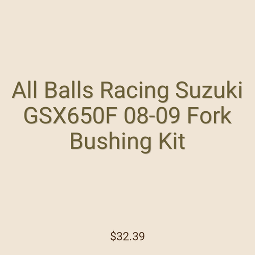 All Balls Racing Suzuki GSX650F 08-09 Fork Bushing Kit