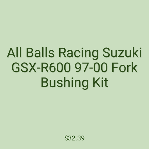 All Balls Racing Suzuki GSX-R600 97-00 Fork Bushing Kit