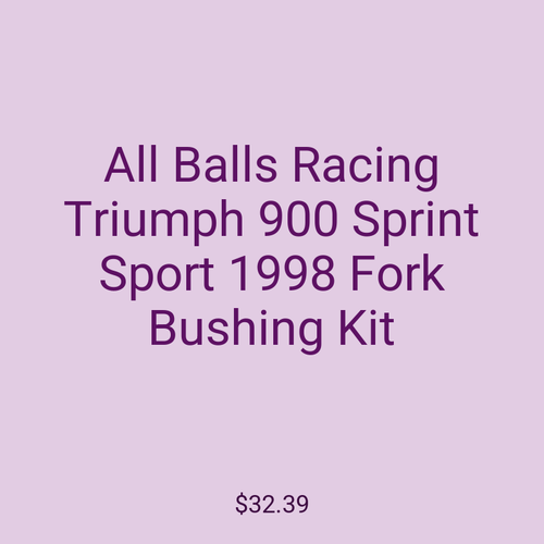 All Balls Racing Triumph 900 Sprint Sport 1998 Fork Bushing Kit