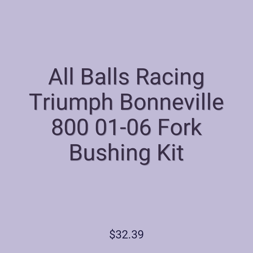 All Balls Racing Triumph Bonneville 800 01-06 Fork Bushing Kit