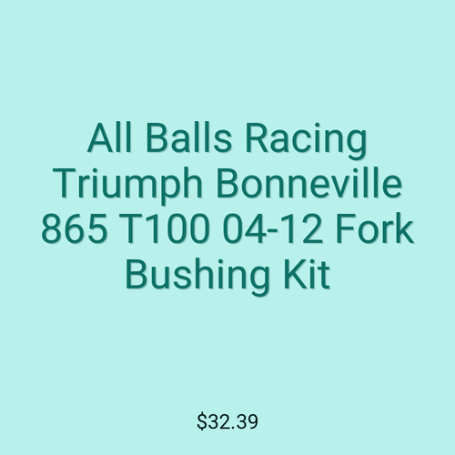 All Balls Racing Triumph Bonneville 865 T100 04-12 Fork Bushing Kit