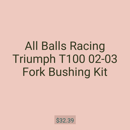 All Balls Racing Triumph T100 02-03 Fork Bushing Kit