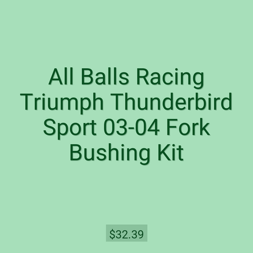 All Balls Racing Triumph Thunderbird Sport 03-04 Fork Bushing Kit