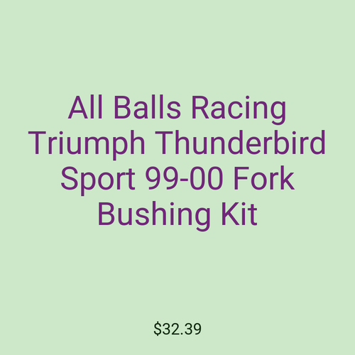 All Balls Racing Triumph Thunderbird Sport 99-00 Fork Bushing Kit