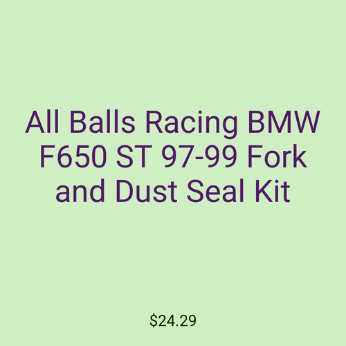 All Balls Racing BMW F650 ST 97-99 Fork and Dust Seal Kit