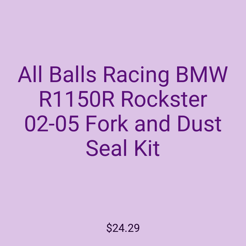 All Balls Racing BMW R1150R Rockster 02-05 Fork and Dust Seal Kit