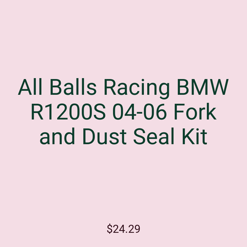 All Balls Racing BMW R1200S 04-06 Fork and Dust Seal Kit