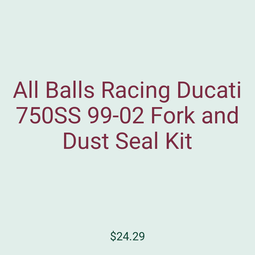 All Balls Racing Ducati 750SS 99-02 Fork and Dust Seal Kit