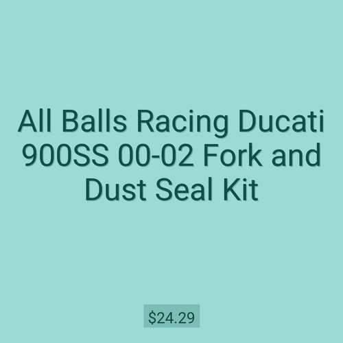 All Balls Racing Ducati 900SS 00-02 Fork and Dust Seal Kit