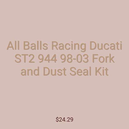 All Balls Racing Ducati ST2 944 98-03 Fork and Dust Seal Kit