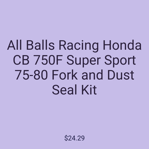 All Balls Racing Honda CB 750F Super Sport 75-80 Fork and Dust Seal Kit