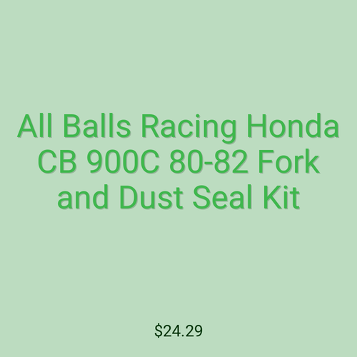 All Balls Racing Honda CB 900C 80-82 Fork and Dust Seal Kit