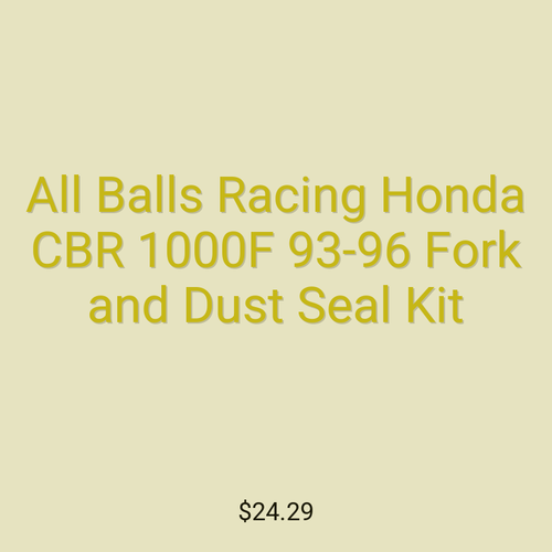 All Balls Racing Honda CBR 1000F 93-96 Fork and Dust Seal Kit