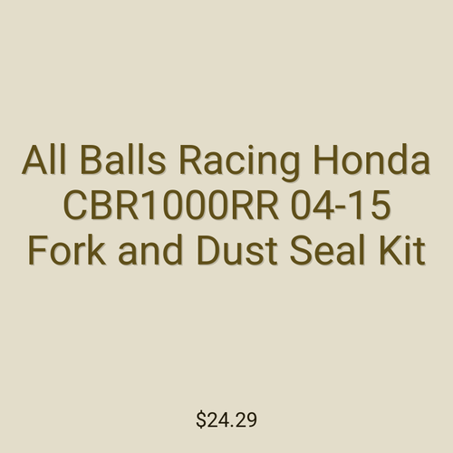 All Balls Racing Honda CBR1000RR 04-15 Fork and Dust Seal Kit