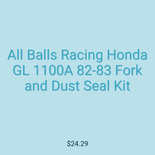 All Balls Racing Honda GL 1100A  82-83 Fork and Dust Seal Kit