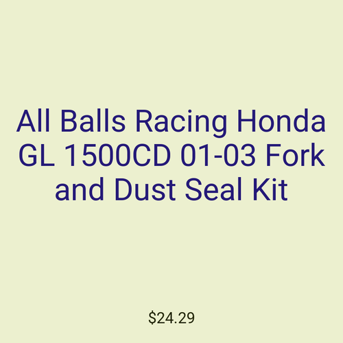 All Balls Racing Honda GL 1500CD 01-03 Fork and Dust Seal Kit