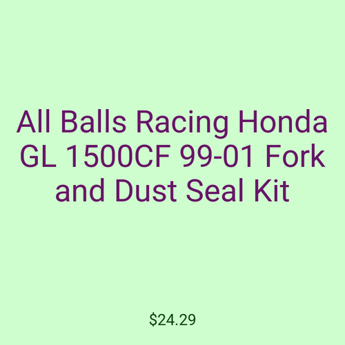 All Balls Racing Honda GL 1500CF 99-01 Fork and Dust Seal Kit