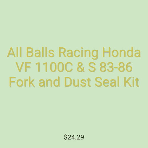 All Balls Racing Honda VF 1100C & S 83-86 Fork and Dust Seal Kit