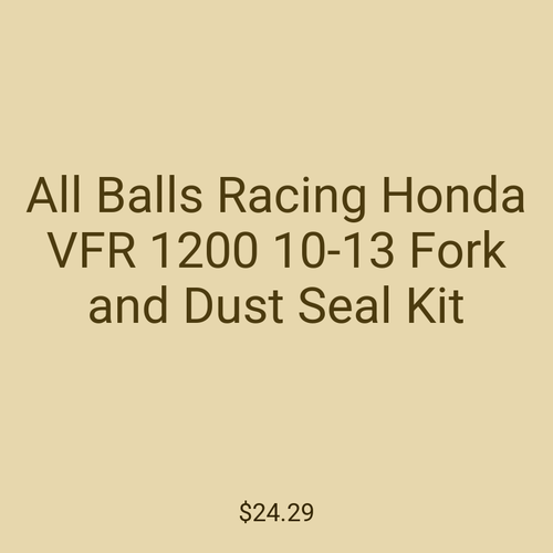 All Balls Racing Honda VFR 1200 10-13 Fork and Dust Seal Kit
