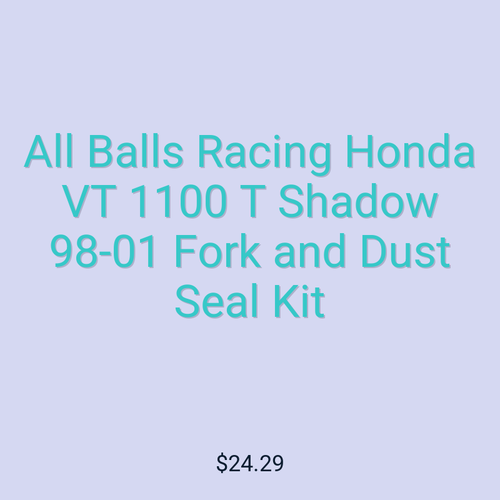 All Balls Racing Honda VT 1100 T Shadow 98-01 Fork and Dust Seal Kit