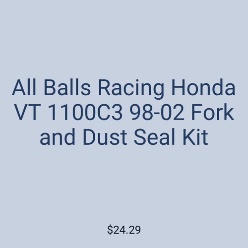 All Balls Racing Honda VT 1100C3 98-02 Fork and Dust Seal Kit
