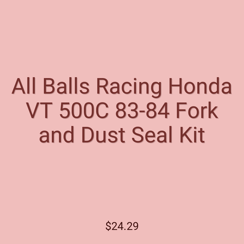 All Balls Racing Honda VT 500C 83-84 Fork and Dust Seal Kit