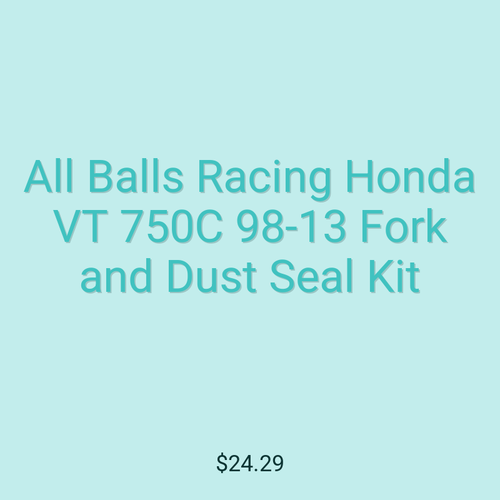 All Balls Racing Honda VT 750C 98-13 Fork and Dust Seal Kit